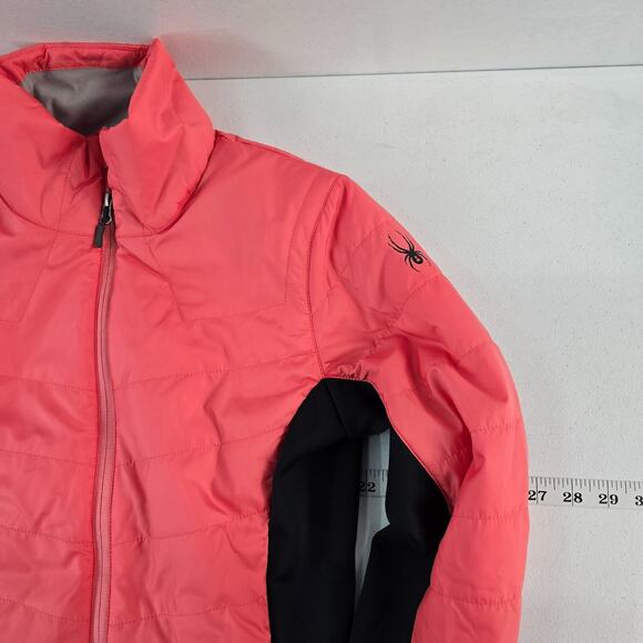 NWT Spyder Peak Insulator Women's Jacket Small Coral Pink 229342 Lightweight - Picture 2 of 9